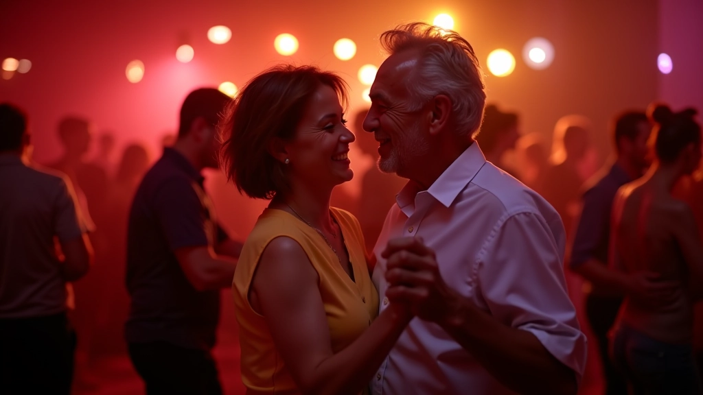 Dancers enjoying a social event